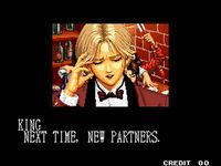 une photo d'Ã©cran de The King of Fighters 95 sur Sega Saturn